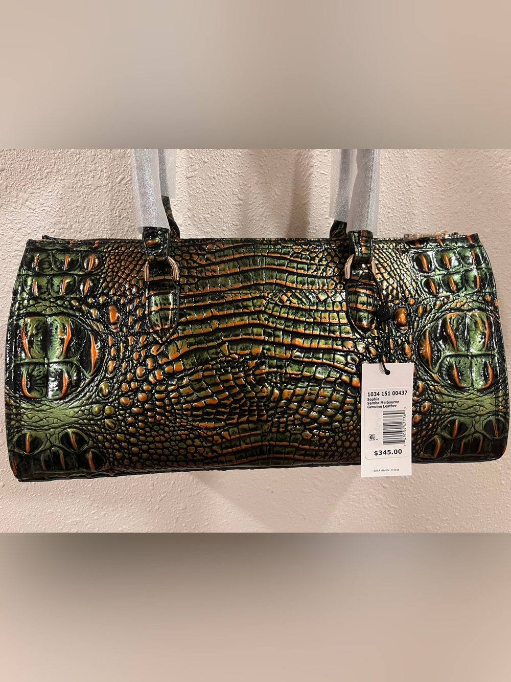 NWT BRAHMIN SOPHIA in SAMBA Melbourne Satchel - Picture 3 of 17